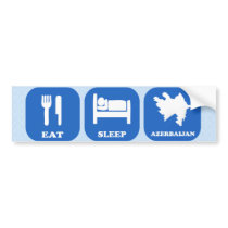 Eat Sleep Azerbaijan Bumper Stickers