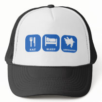 Eat Sleep Azerbaijan Trucker Hats