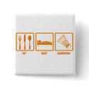 Eat Sleep Badminton buttons by eatsleep Eat Sleep Badminton buttons