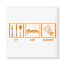 Eat Sleep Badminton Magnets