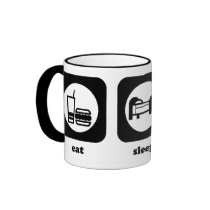 Eat. Sleep. Badminton. Mug