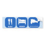 Eat Sleep Banana Republic Bumper Stickers
