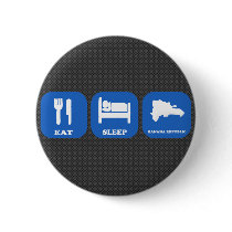 Eat Sleep Banana Republic Pinback Button
