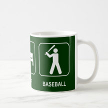 Eat Sleep Baseball Mug