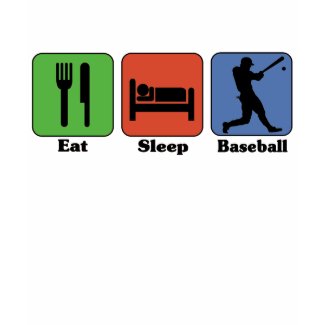 Eat Sleep Baseball t-shirt shirt