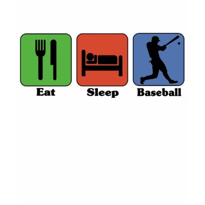 Eat Sleep Baseball t-shirt by sports_tshirts