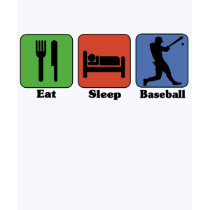 Eat Sleep Baseball t-shirt