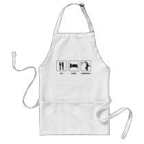 Eat Sleep Basketball Apron