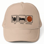 Eat, Sleep, Basketball Trucker Hats