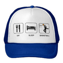 Eat Sleep Basketball Hat