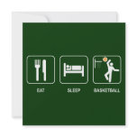 Eat Sleep Basketball Invitation