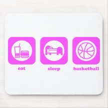 Eat. Sleep. Basketball. Mousepad