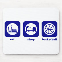 Eat. Sleep. Basketball. Mousepad