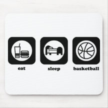 Eat. Sleep. Basketball. Mousepad