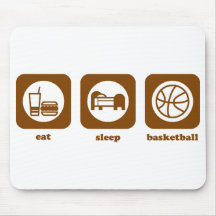Eat. Sleep. Basketball. Mousepad