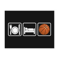 Eat, Sleep, Basketball Post Card