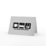 eat sleep bass guitar cards