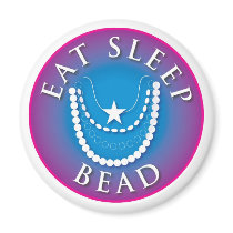 Eat Sleep  Bead magnets