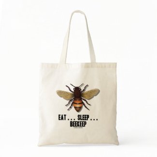 Eat ... Sleep ... Beekeep (Bee) zazzle_bag