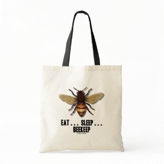 Eat ... Sleep ... Beekeep (Bee) zazzle_bag