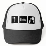 Eat Sleep Beer Pong Hat