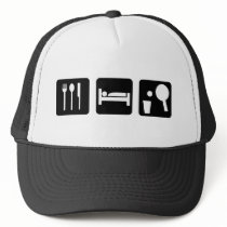 Eat Sleep Beer Pong Hat