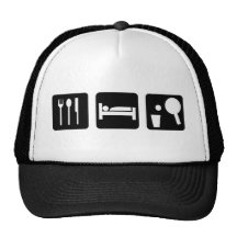 Eat Sleep Beer Pong Hat