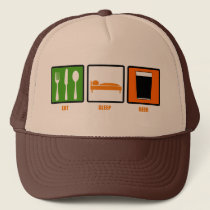Eat Sleep Beer Trucker Hat hats