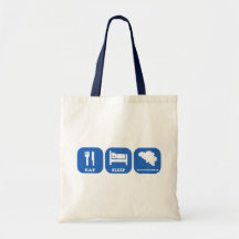 Eat Sleep Belgium Brussels Bags