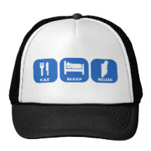 Eat Sleep Belize Hat