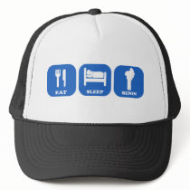 Eat Sleep Benin Hats