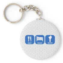 Eat Sleep Benin Key Chain