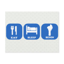 Eat Sleep Benin Postcard