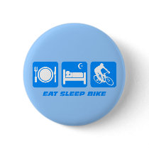 Eat sleep bike buttons by eatsleepboutique Eat sleep bike buttons
