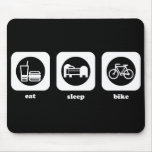 Eat. Sleep. Bike. Mousepad