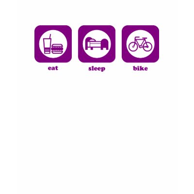 Eat. Sleep. Bike. T-shirt by sports_gear