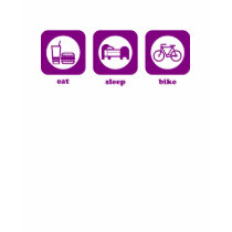 Eat. Sleep. Bike. T-shirt by sports_gear Eat. Sleep. Bike. T-shirt