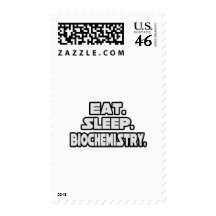 Eat Sleep Biochemistry Postage