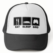 Eat Sleep Bird (bins) Mesh Hats