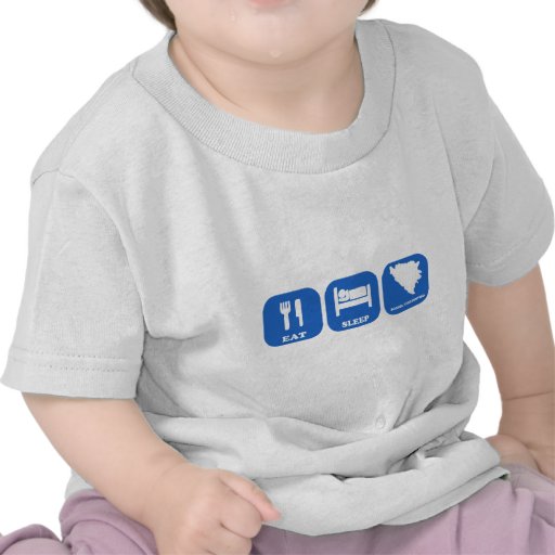 Eat Sleep Bosnia Herzegovina Tee Shirt