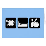 eat sleep bowl card