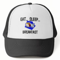 Eat Sleep BREAKFAST hats by foodshirts Eat Sleep BREAKFAST hats
