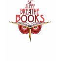 Eat Sleep Breathe Books 2 Sided Shirt