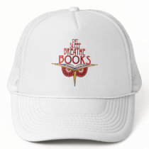 Eat Sleep Breathe Books Cap hats