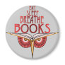 Eat Sleep Breathe Books Magnet