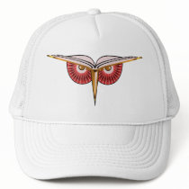 Eat Sleep Breathe Books Owl Cap hats