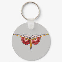 Eat Sleep Breathe Books Owl Keychain by Jaenne Eat Sleep Breathe Books Owl Keychain