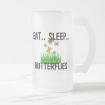 Eat Sleep BUTTERFLIES mugs