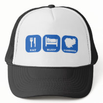 Eat Sleep Cambodia Hat