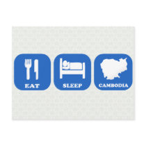 Eat Sleep Cambodia Post Cards